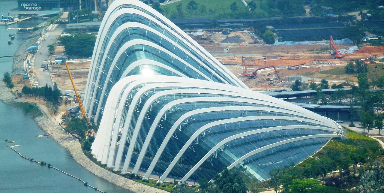 Gardens by the Bay, Singapore - View from Fairmont Swisshotel